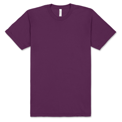American Apparel Unisex Fine Jersey Short Sleeve T-shirt 2001